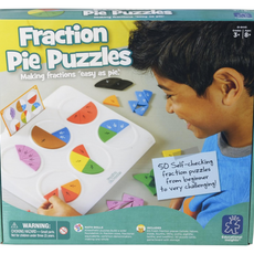 Educational Insights Learning Resources Fraction Pie Puzzles, Multicolored ,33 x 29 cm