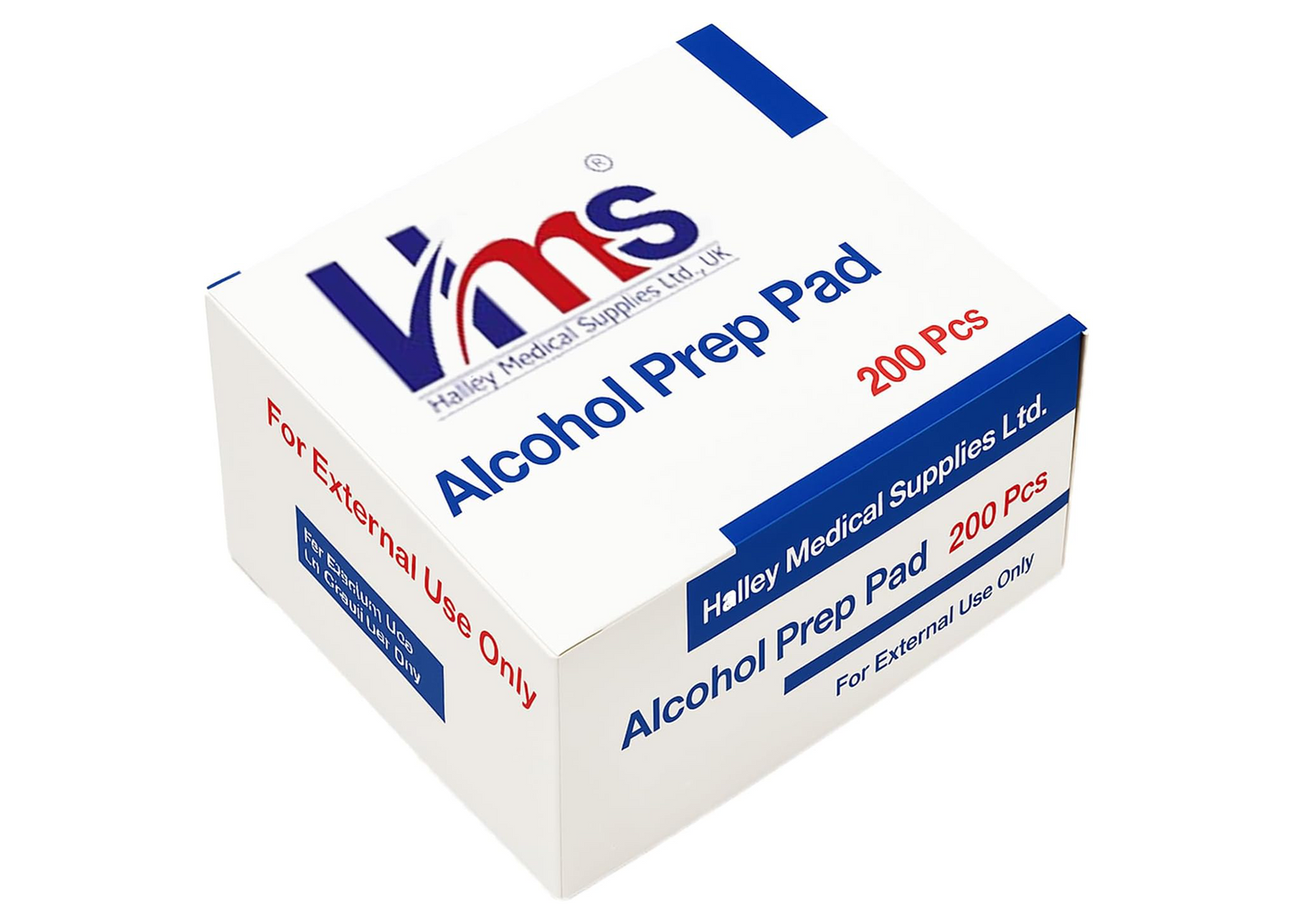 Alcohol Prep Pad, Sterile Wipes (Pack of 200)