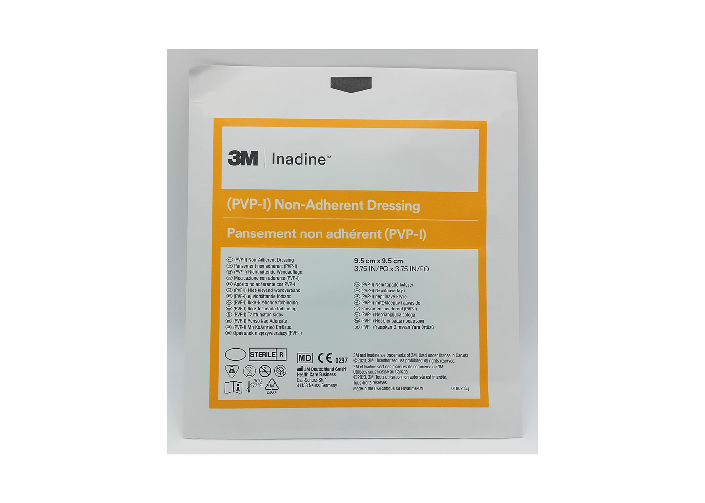 MediSale Non-Adherent Dressing 9.5cm x 9.5cm - Pack of 5