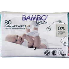 Wet Wipes, Newborn Essentials, Eco-Labelled Baby Wipes, Gentle & Soft Wipes, Moisturising & Skin-Friendly Wet Wipes For On The Go, Sustainable Baby Essentials For Newborn - 80 Wipes