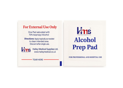 Alcohol Prep Pad, Sterile Wipes (Pack of 200)