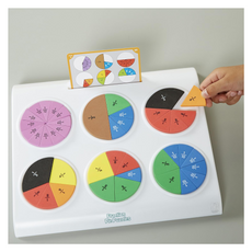 Educational Insights Learning Resources Fraction Pie Puzzles, Multicolored ,33 x 29 cm