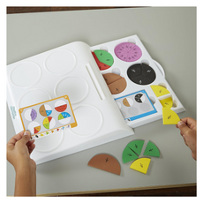 Educational Insights Learning Resources Fraction Pie Puzzles, Multicolored ,33 x 29 cm