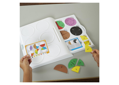 Educational Insights Learning Resources Fraction Pie Puzzles, Multicolored ,33 x 29 cm