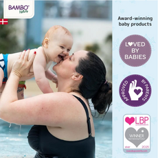 Bambo Nature Premium Swim Nappy Pants | Small Size 7-12 kg | Disposable & Eco-Labelled | Perfect Swimming Nappies for Water Activities | Swim Nappies for Babies