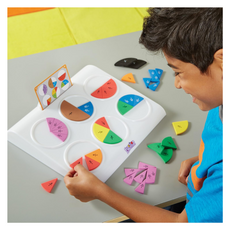 Educational Insights Learning Resources Fraction Pie Puzzles, Multicolored ,33 x 29 cm