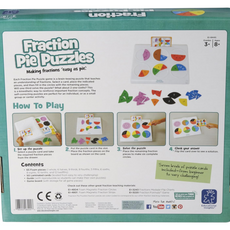 Educational Insights Learning Resources Fraction Pie Puzzles, Multicolored ,33 x 29 cm