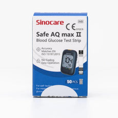 Sinocare Safe AQ MAX Test Strips Value Pack – Buy 3 Boxes, Get 1 FREE (4 x 50 Count) Sinocare